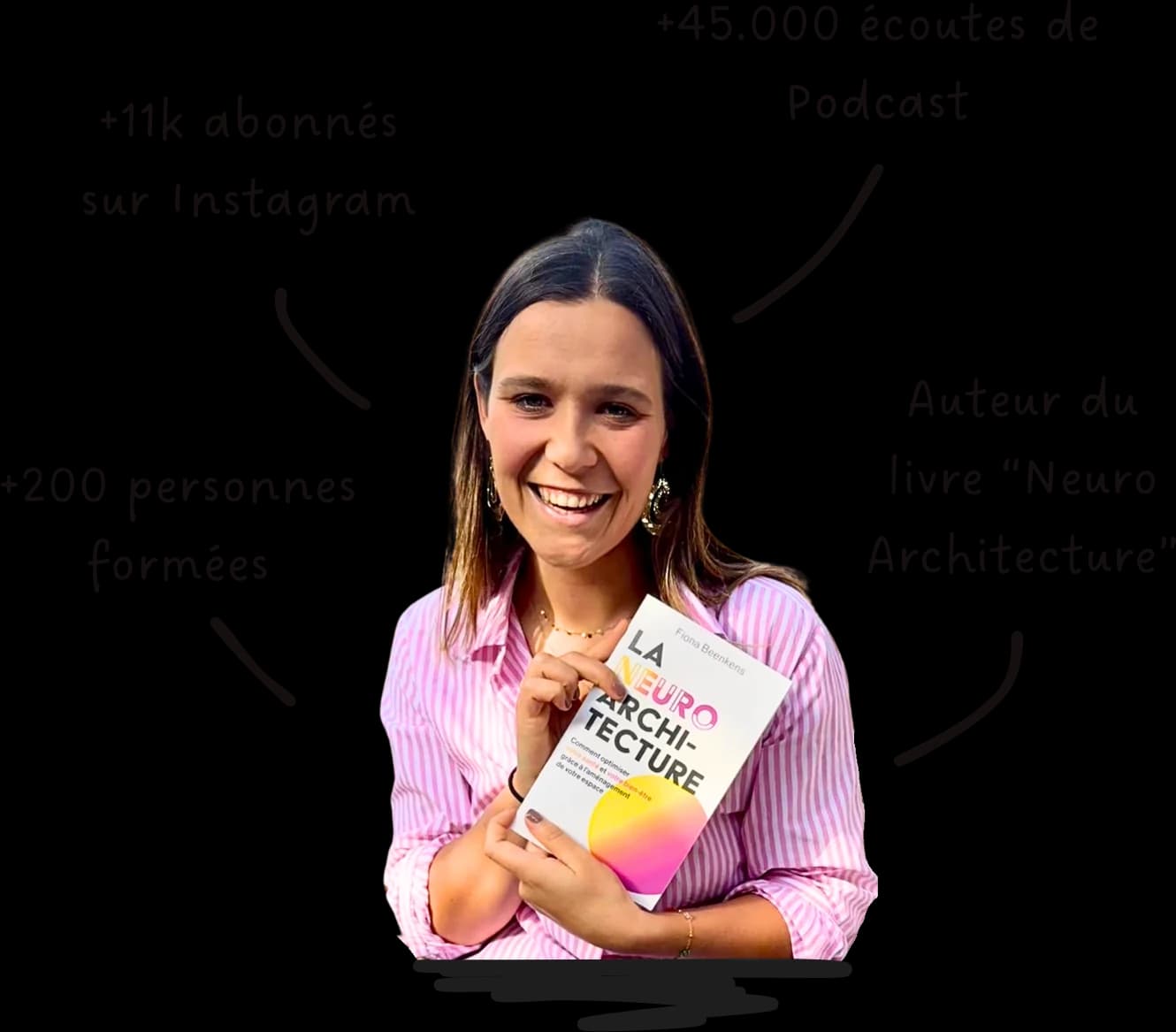 Fiona Beenkens et son livre La Neuro-Architecture : plus de 300 personnes formées, 11 000 abonnés Instagram, 45 000 écoutes de podcast