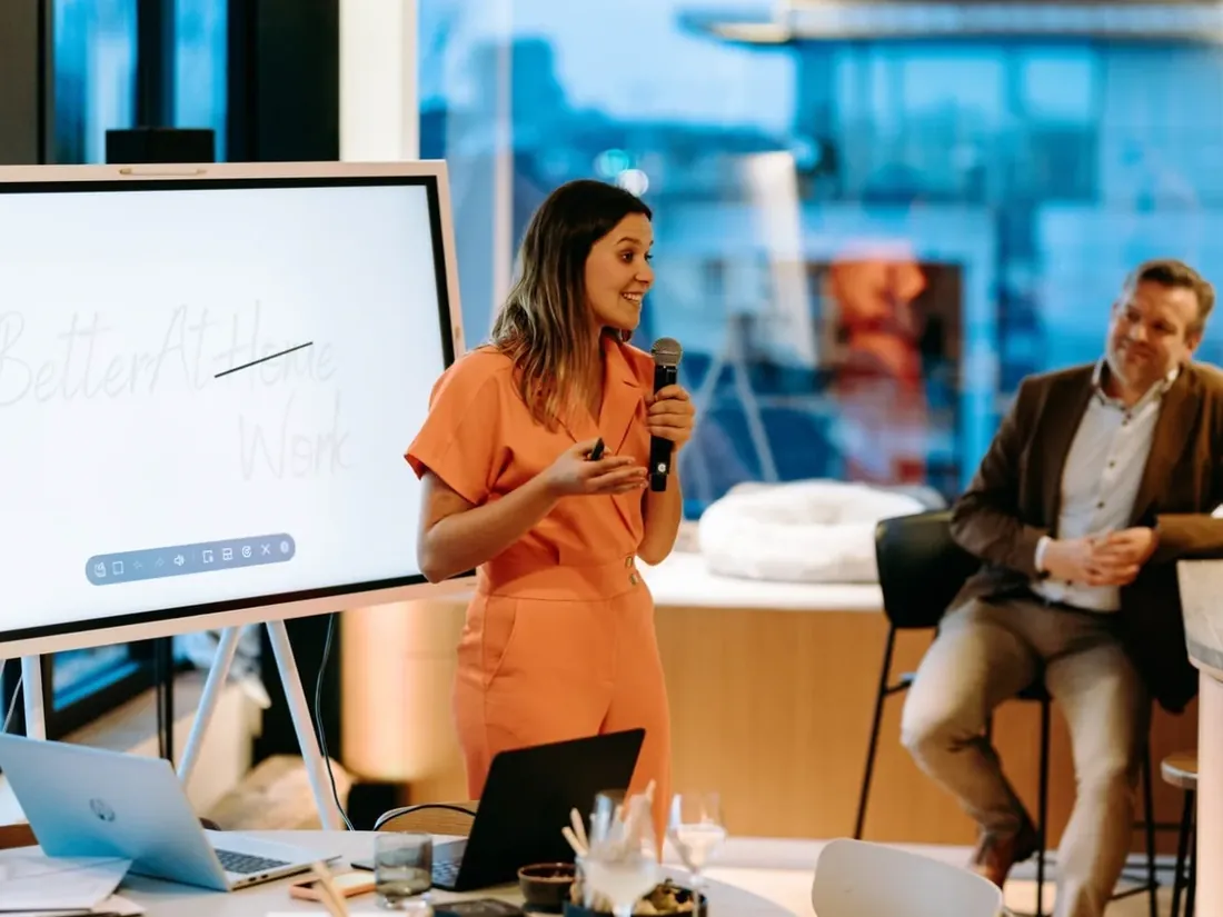 Fiona Beenkens intervenant en entreprise