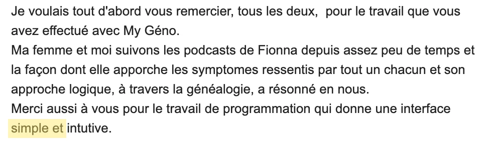 Témoignage de participant 5