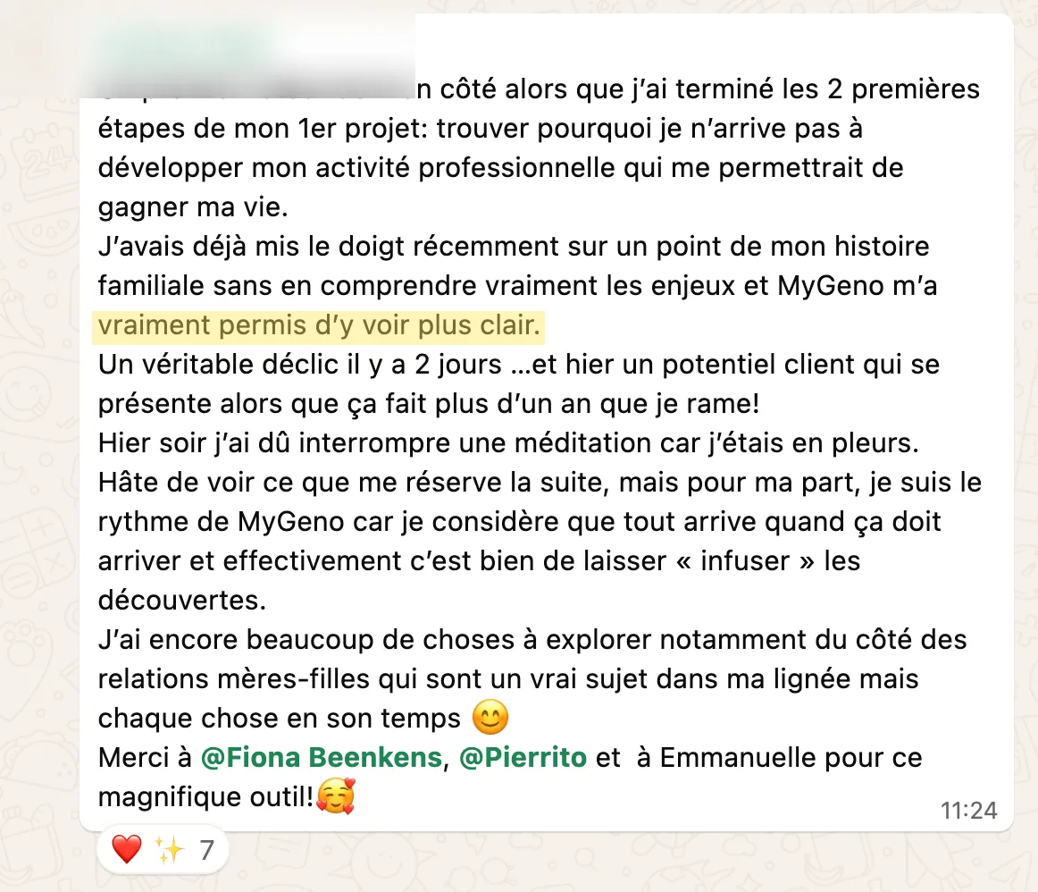 Témoignage de participant 15