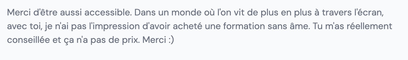Témoignage de participant 3