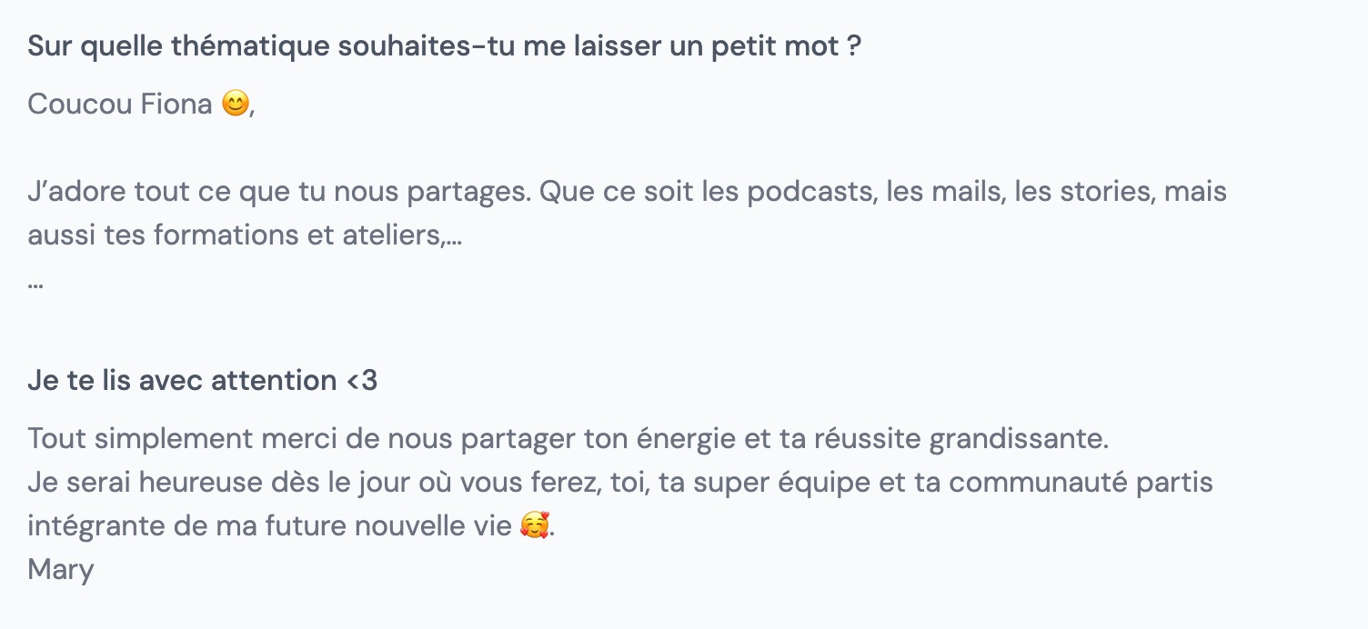 Témoignage de participant 9